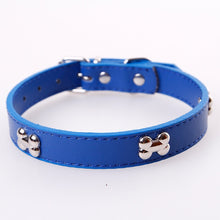 Load image into Gallery viewer, Bone Leather Durable Pet Dog Collar Pet
