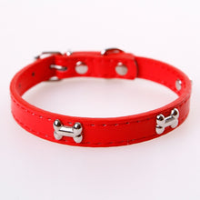 Load image into Gallery viewer, Bone Leather Durable Pet Dog Collar Pet