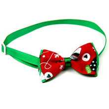 Load image into Gallery viewer, Christmas Holiday Pet Cat Dog Collar Bow