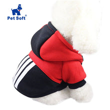 Load image into Gallery viewer, Pet Soft Winter Warm Pet Dog Clothes Sports Hoodies For Small Dogs Chihuahua Pug French Bulldog Clothing Puppy Dog Coat Jacket