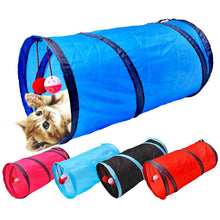Load image into Gallery viewer, Pet Cat Toys 2 Way Cat Tunnel